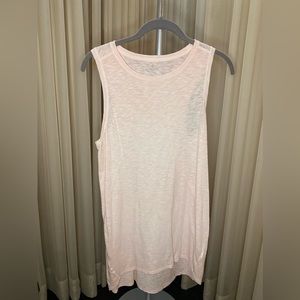 Athleta Tank Top Light Pink Size Small
